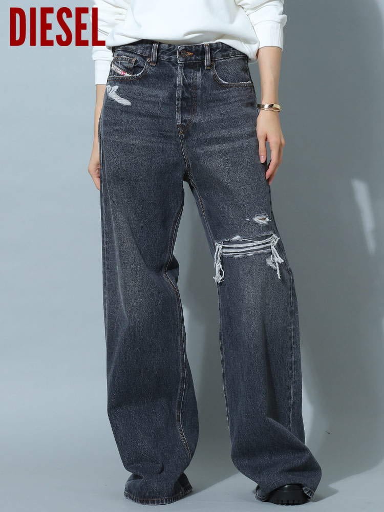 ディーゼル レディース デニム DIESEL ブランド ワイドジーンズ 