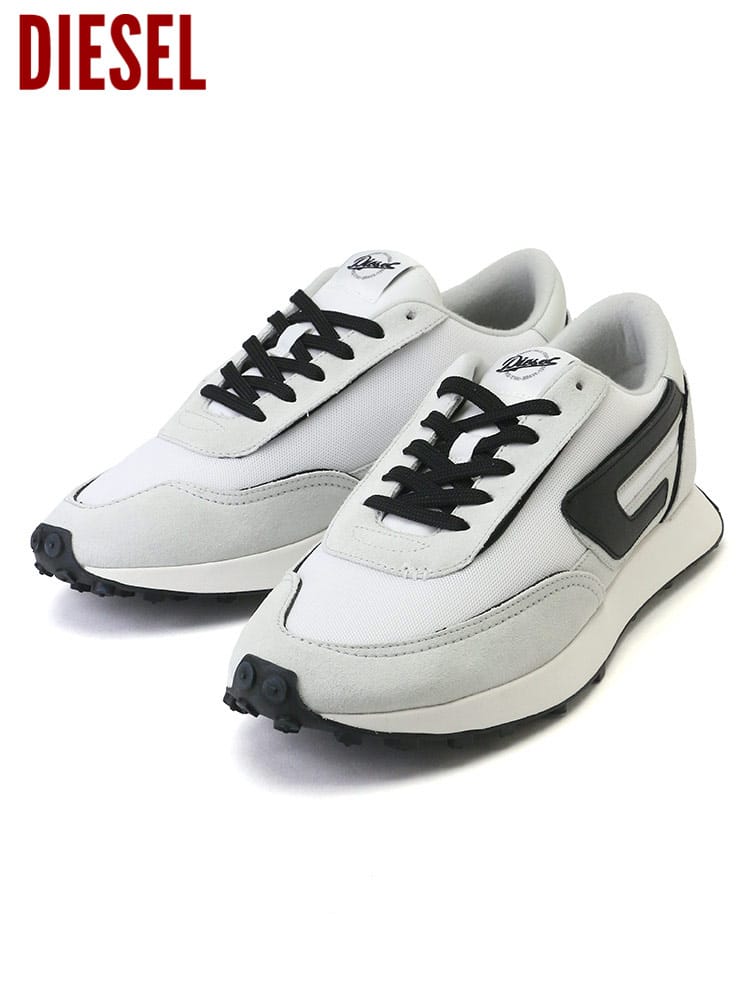 DIESEL (ディーゼル) スエード メッシュ ローカットスニーカー S-Racer 