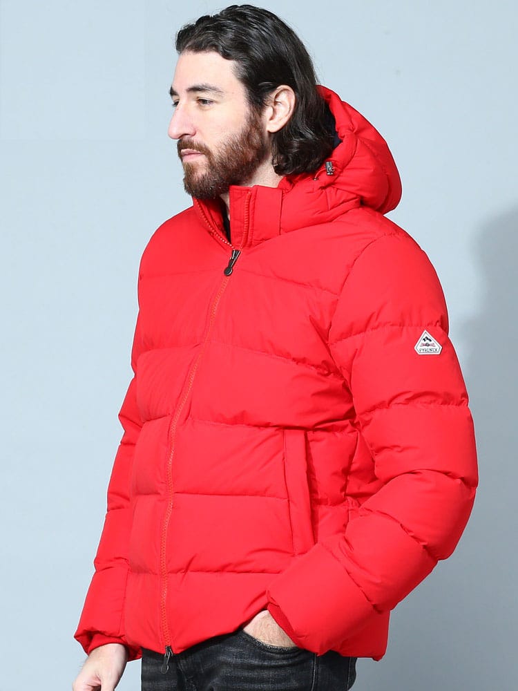 ピレネックス メンズ ダウン PYRENEX ブランド ダウンジャケット アウター ブルゾン フード ロゴ SPOUTNIC 防水 撥水 大きいサイズ PNHMS011