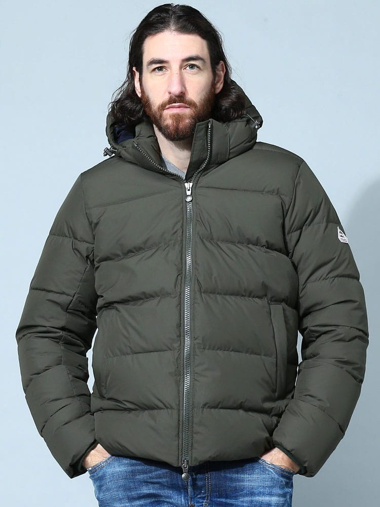 ピレネックス メンズ ダウン PYRENEX ブランド ダウンジャケット アウター ブルゾン フード ロゴ SPOUTNIC 防水 撥水 大きいサイズ PNHMS011