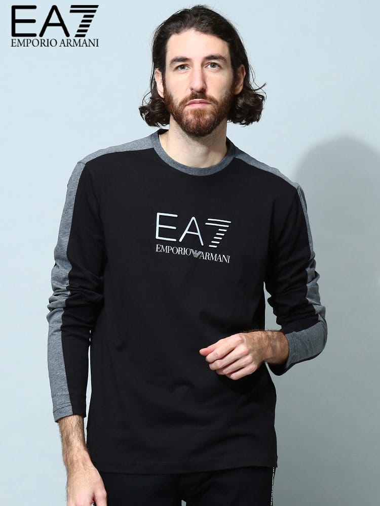 アルマーニ メンズ Tシャツ 長袖 エンポリオアルマーニ EMPORIO ARMANI 