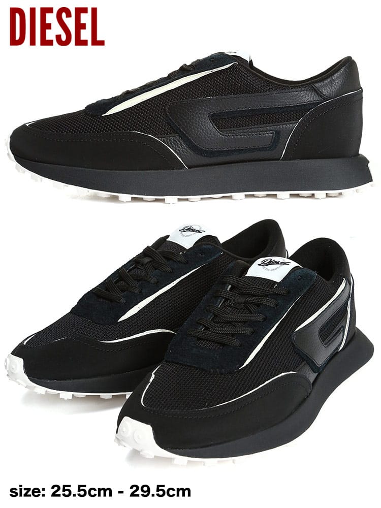 ディーゼル メンズ スニーカー DIESEL ブランド シューズ 靴 ローカット S-RACER LC レザー DSY02873P4797