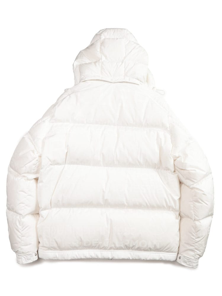 MONCLER (モンクレール) 着脱フード付き ボア襟 ダブルジップ ダウン 