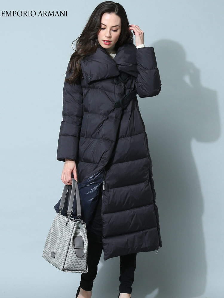 アルマーニ レディース ブルゾン エンポリオアルマーニ EMPORIO ARMANI ブランド アウター コート リバーシブル ロング EAL6L2L672NIIZ