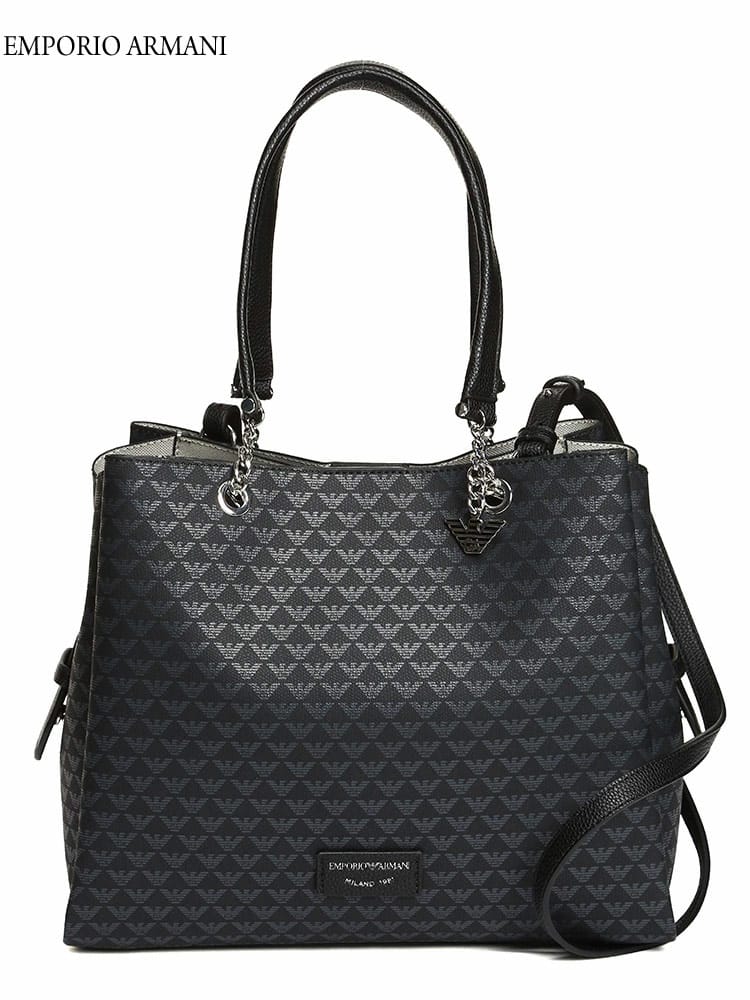 EMPORIO ARMANI (エンポリオアルマーニ) オールオーバーイーグル ショッパー トートバッグ EALY3D158Y345E ブランド