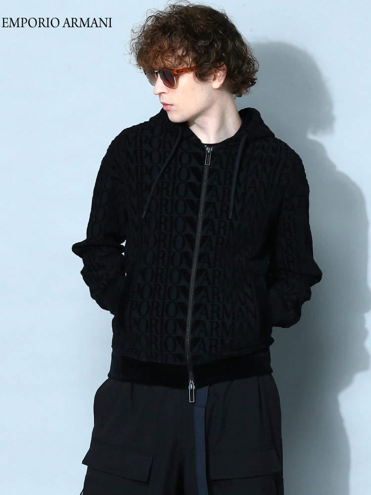 アルマーニ メンズ パーカー エンポリオアルマーニ EMPORIO ARMANI ブランド トップス 長袖 フード ロゴ スウェット EA6L1MN01JJWZ