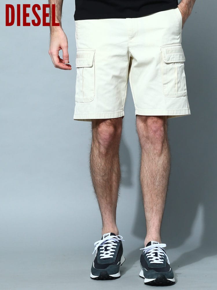 DIESEL (ディーゼル) ジップフライ カーゴ ショートパンツ P-ARGY SHORT DSA089280KCAF ブランド