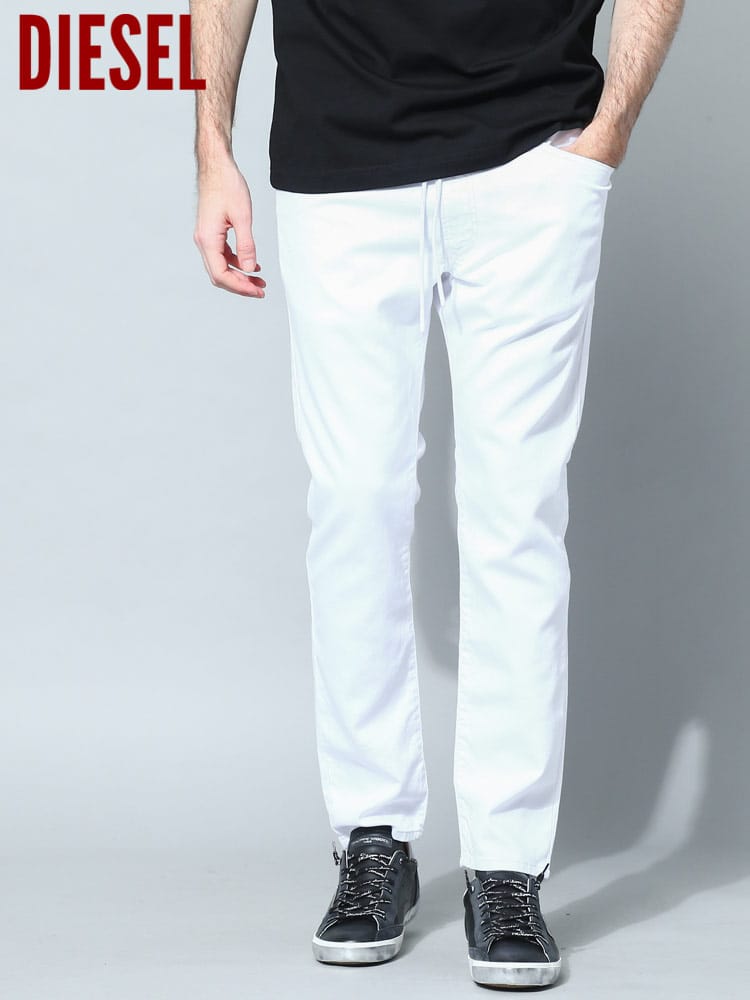 DIESEL (ディーゼル) ウエストコード ジップフライ ジーンズ Krooley Joggjeans DSA097210684U ブランド