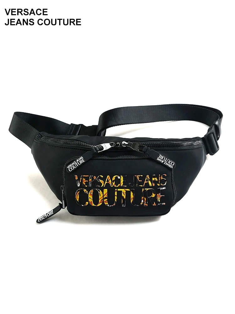 VERSACE JEANS COUTURE (ヴェルサーチェ ジーンズ クチュール) ロゴクチュール ウエストバッグ VC74YA4B93ZS394 ブランド