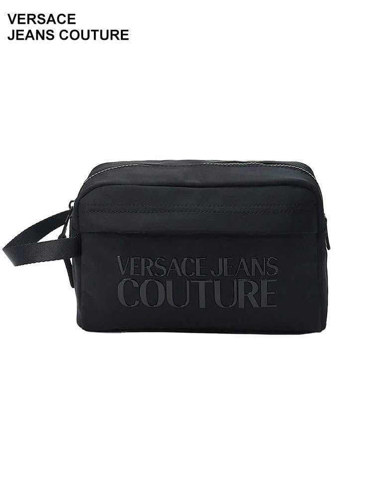 VERSACE JEANS COUTURE (ヴェルサーチェ ジーンズ クチュール) ロゴ ジップ ハンドバッグ VC74YA4B9CZS394 ブランド