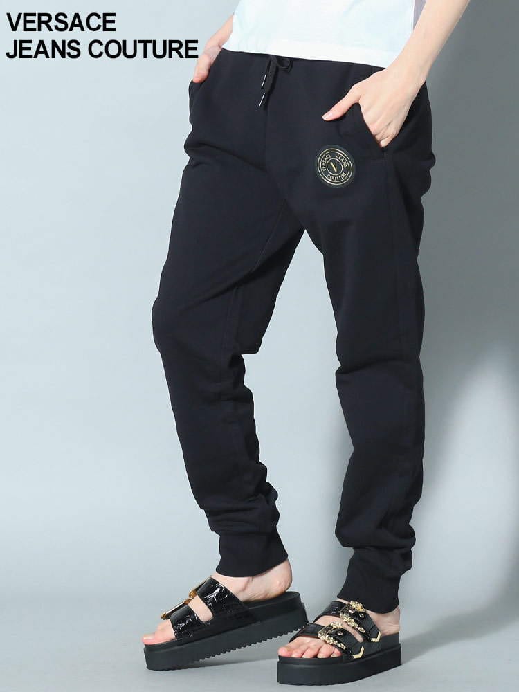 VERSACE JEANS COUTURE (ヴェルサーチェ ジーンズ クチュール) ワンポイント スウェットパンツ VCL74HAAY01