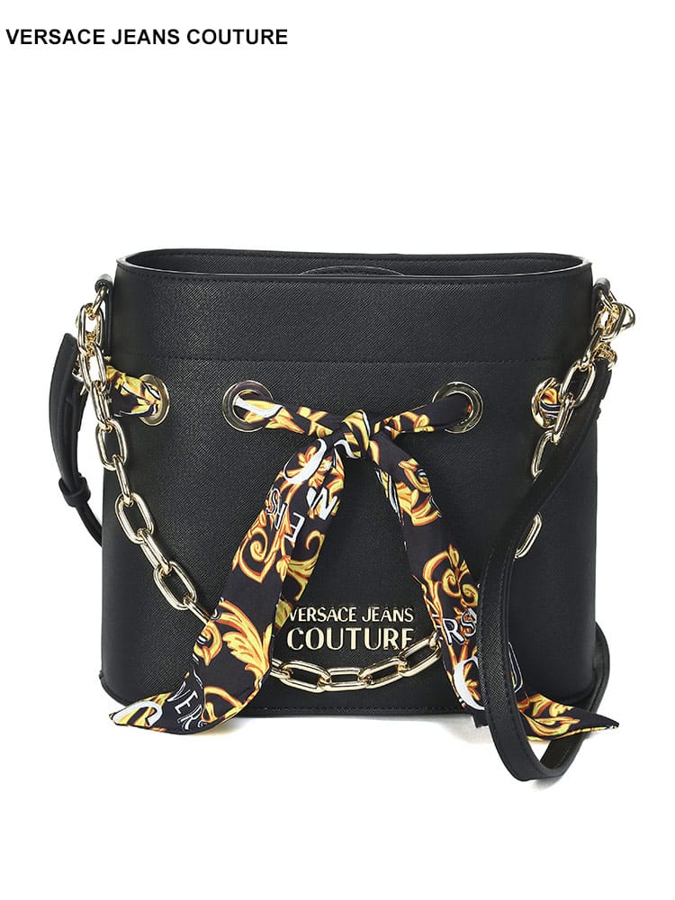 VERSACE JEANS COUTURE (ヴェルサーチェ ジーンズ クチュール) 2WAY スカーフディテール ショルダーバッグ VCL74VA4BAD ブランド