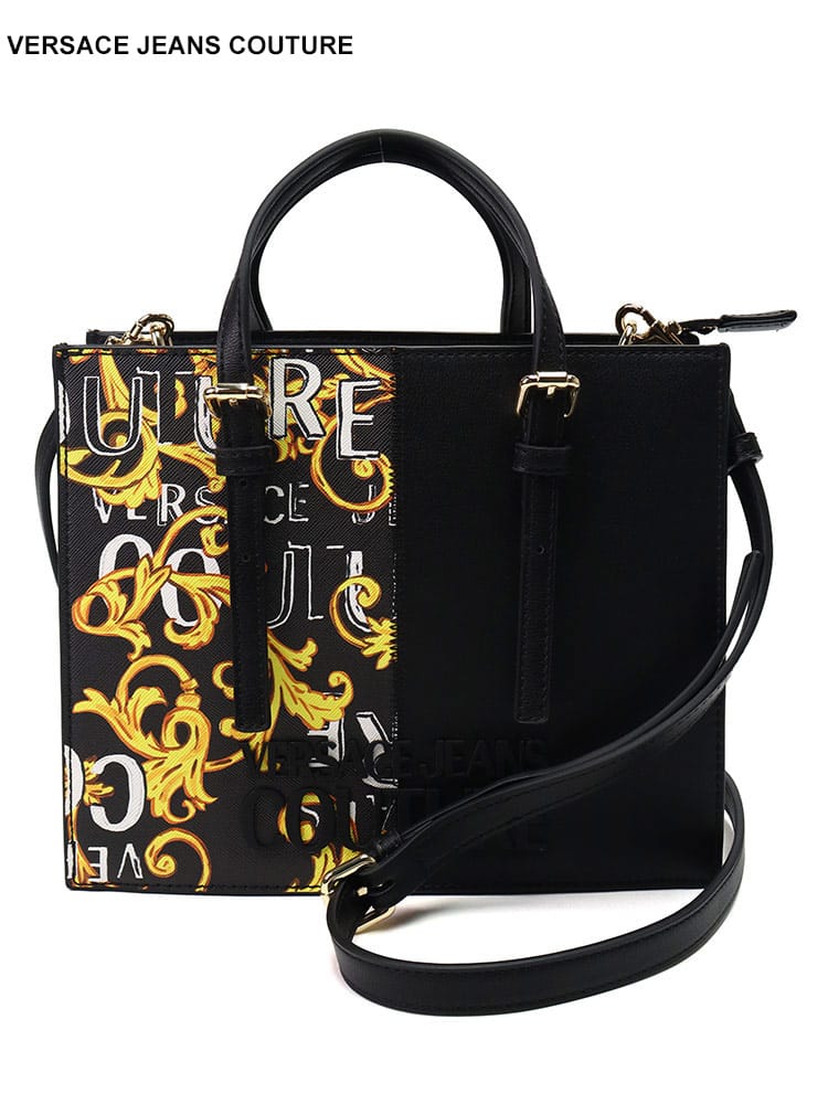 VERSACE JEANS COUTURE (ヴェルサーチェ ジーンズ クチュール) 2WAY バロックプリント ハンドバッグ VCL74VA4BP7 ブランド