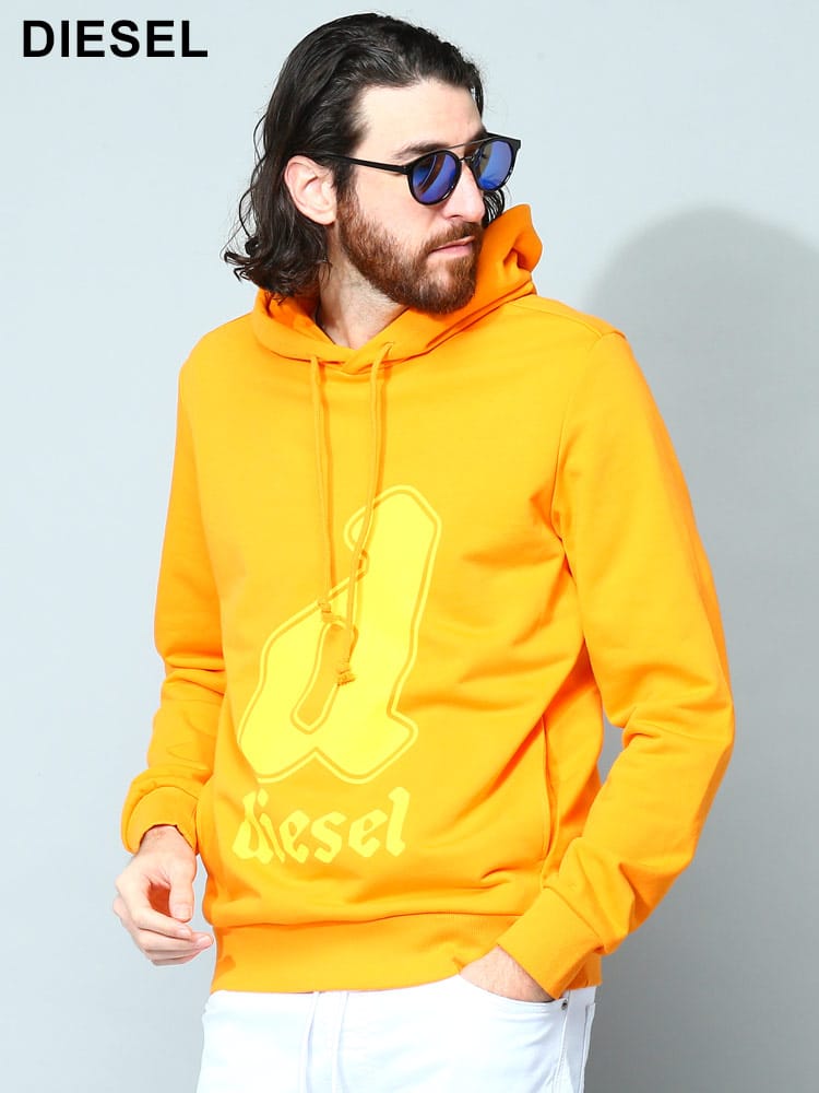 DIESEL (ディーゼル) Dマーク プルオーバー パーカー S-GINNOUT メンズ ブランド DSA086900HAYT