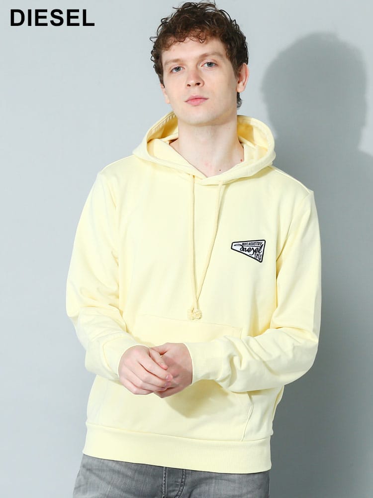 DIESEL (ディーゼル) ワンポイント プルオーバー パーカー S-Ginn-Hood-K31 DSA086930HAYT メンズ スウェット