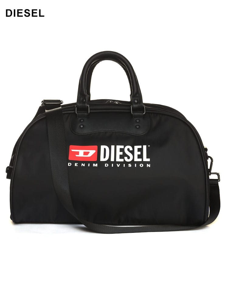 DIESEL (ディーゼル) ロゴプリント ショルダー ボストンバッグ メンズ レディース ブランド DSX09552P5480