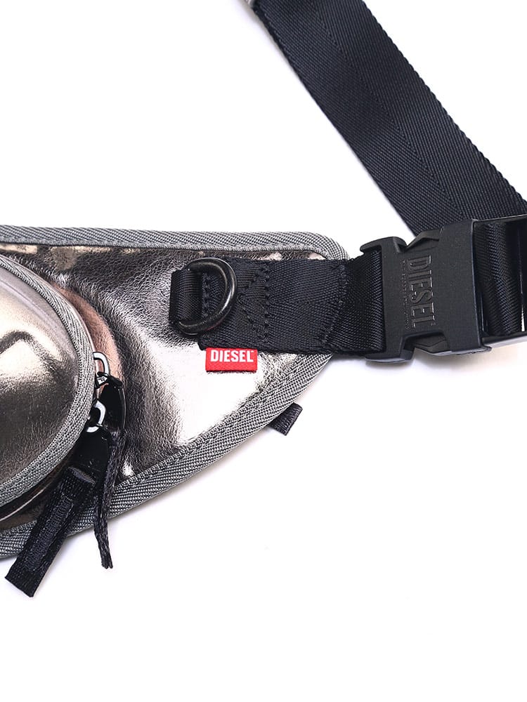 DIESEL (ディーゼル) メタリック ボディバッグ 1dr-Pod Crossbody 