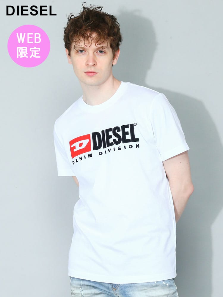 オンラインストア限定】 DIESEL (ディーゼル) ヴィンテージロゴ クルー 