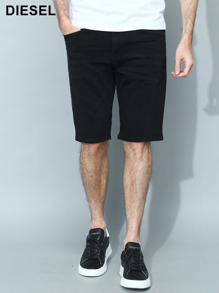 DIESEL (ディーゼル) ジップフライ デニム ショートパンツ メンズ ブランド DSA067500IHAU