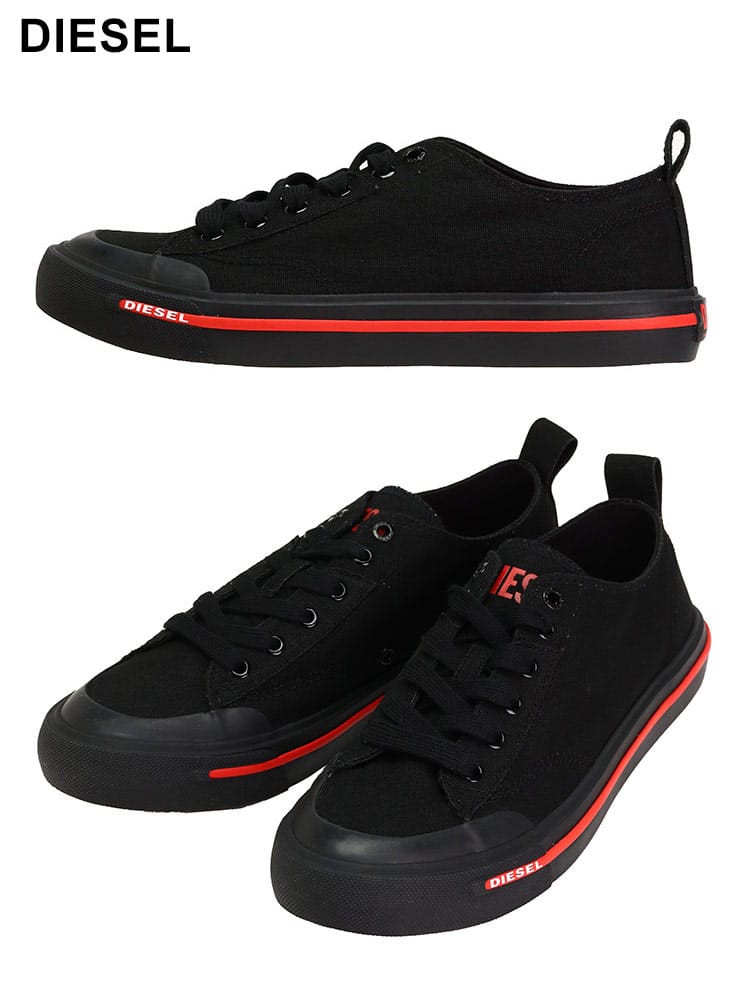 DIESEL (ディーゼル) キャンバス ローカットスニーカー S-Athos Low メンズ ブランド DSY02882PR012