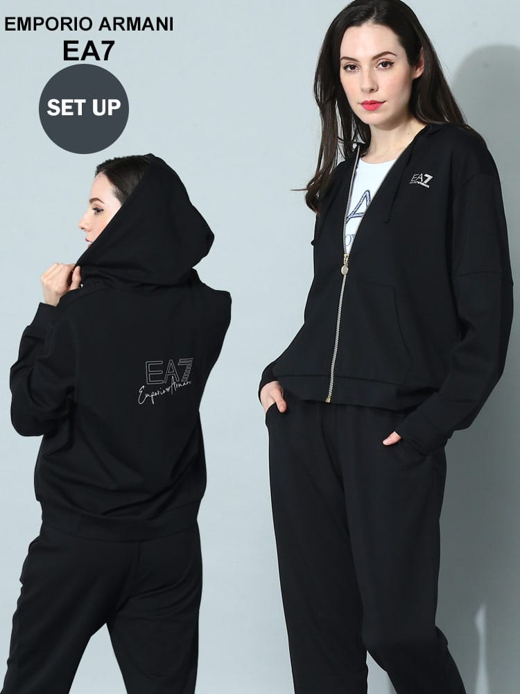 EMPORIO ARMANI EA7 (エンポリオ アルマーニ) ロゴプリント ジップ 