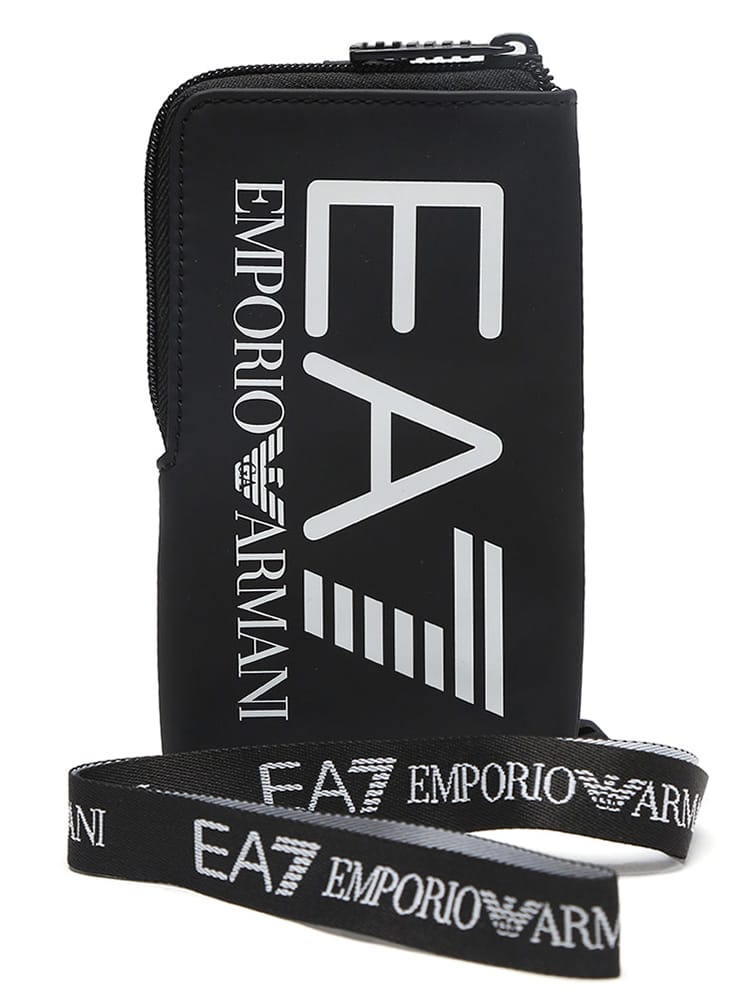 EMPORIO ARMANI EA7 (エンポリオ アルマーニ) ロゴプリント ショルダー スマートフォンケース EA72451023R910 ブランド メンズ 男性 バッグ 鞄