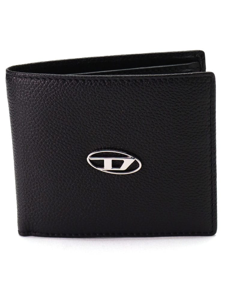 DIESEL (ディーゼル) ワンポイントロゴ 二つ折り財布 Hiresh S.Ii メンズ ブランド DSX08844P06853