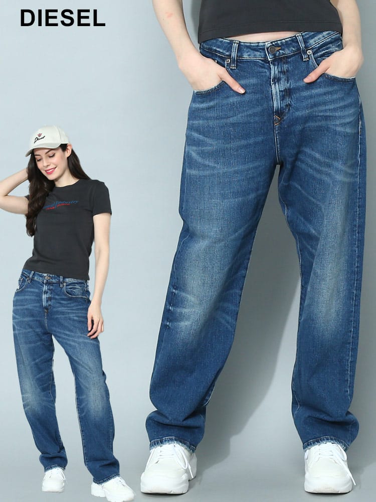 DIESEL (ディーゼル) ジップフライ ジーンズ 1999 D-Reggy DSA03621007L1レディース ブランド