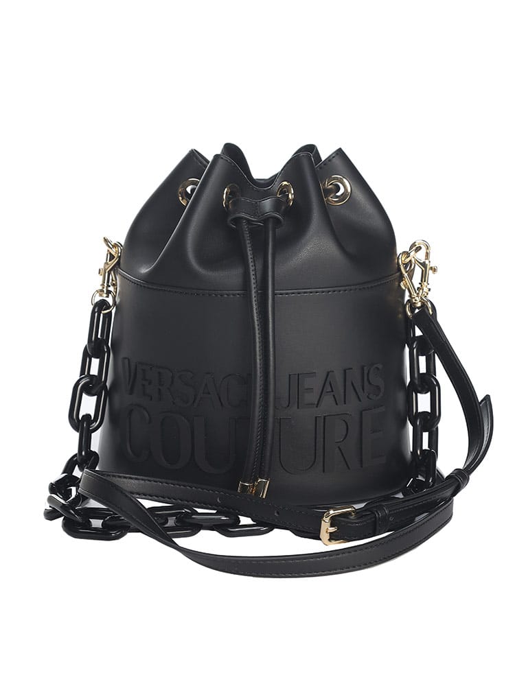VERSACE JEANS COUTURE (ヴェルサーチェ ジーンズ クチュール) チェーン ショルダー 巾着バッグ VCL74VA4BH5 レディース ブランド
