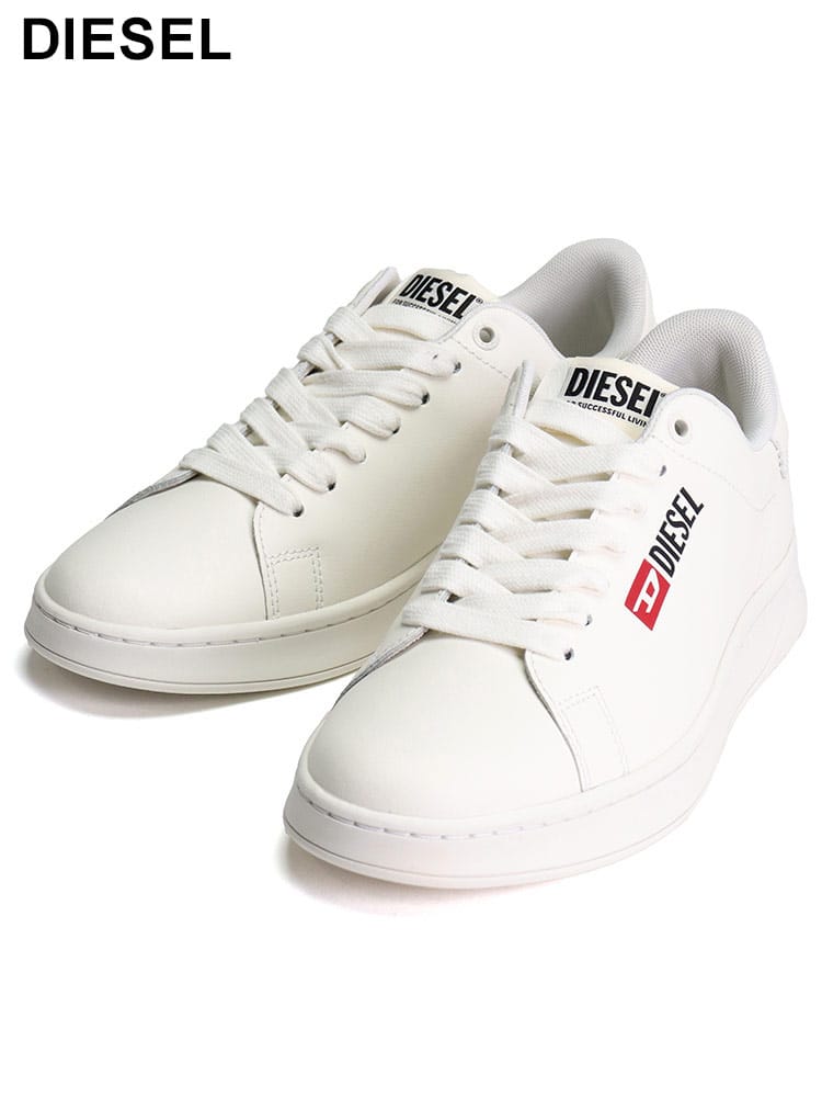 DIESEL (ディーゼル) ロゴ レザー ローカットスニーカー S-Athene Low DSY03215P5591 ブランド メンズ 男性 シューズ