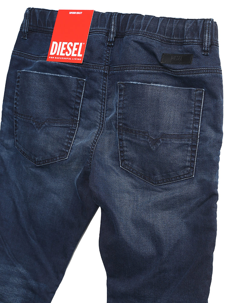 DIESEL (ディーゼル) ダメージ ウエストコード ジーンズ Joggjeans E ...