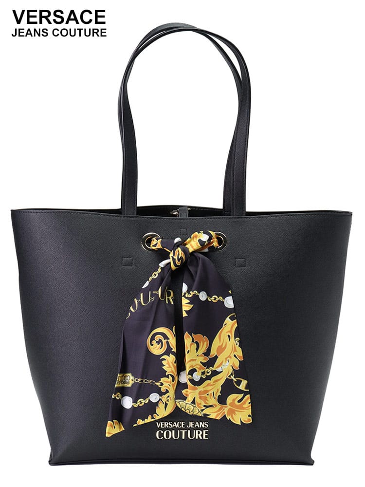 VERSACE JEANS COUTURE (ヴェルサーチェ ジーンズ クチュール) バロックスカーフ インバッグ トートバッグ VCL75VA4BAD ブランド レディース バッグ 鞄
