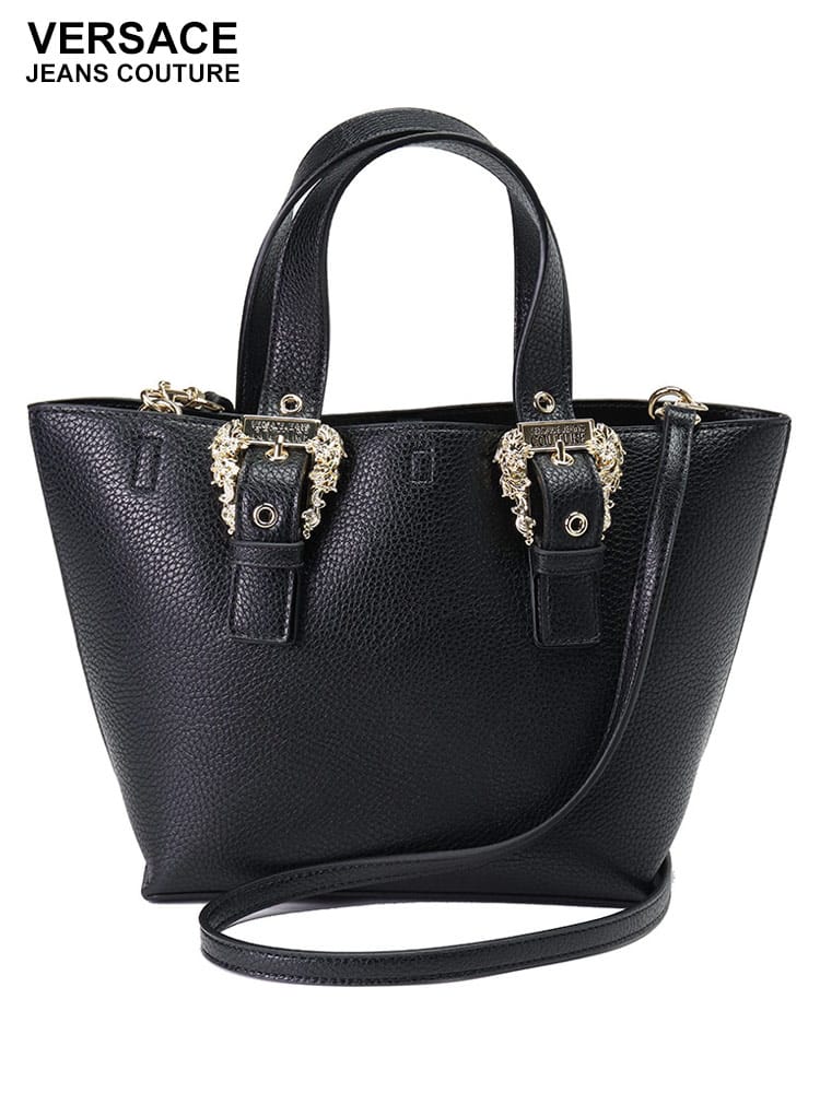 VERSACE JEANS COUTURE (ヴェルサーチェ ジーンズ クチュール) 2WAY バックルデザイン ハンドバッグ VCL75VA4BFA ブランド レディース バッグ 鞄