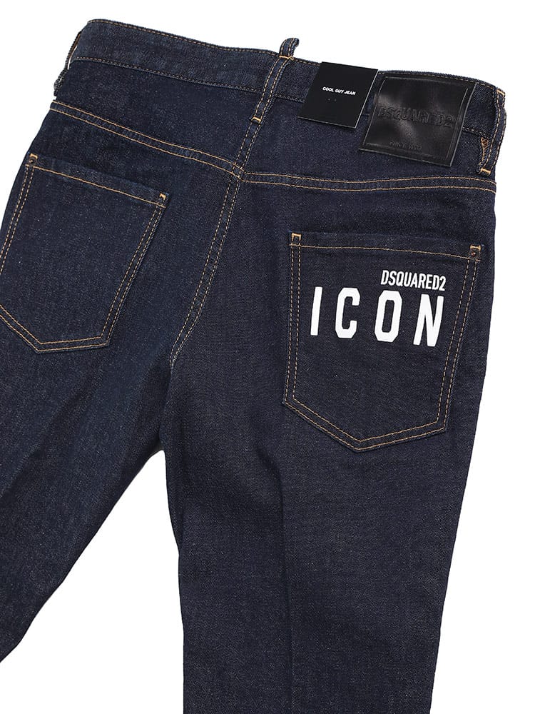 DSQUARED2 (ディースクエアード) ICONロゴ ボタンフライ ジーンズ COOL 