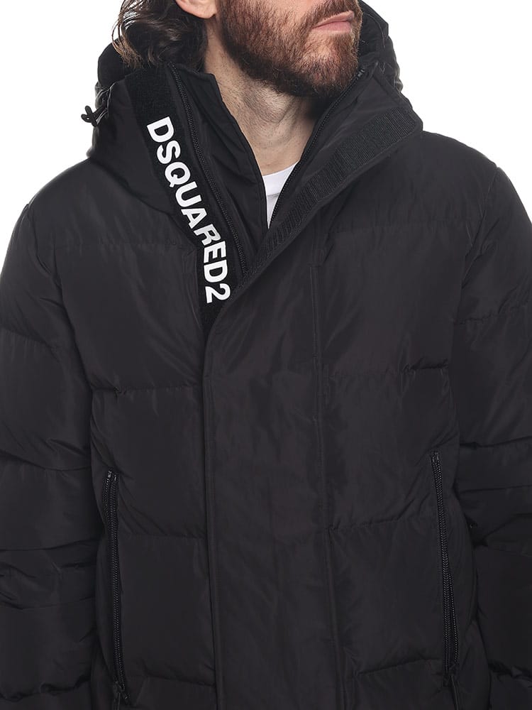 DSQUARED2 (ディースクエアード) インナーロゴ フルジップ ダウン 