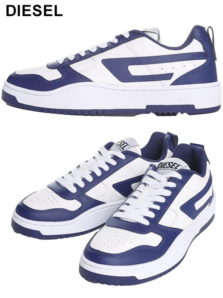 DIESEL (ディーゼル) カウレザー プルストラップ付 ローカット スニーカー S-Ukiyo V2 Low DSY03204P5576 ブランド メンズ 男性 シューズ