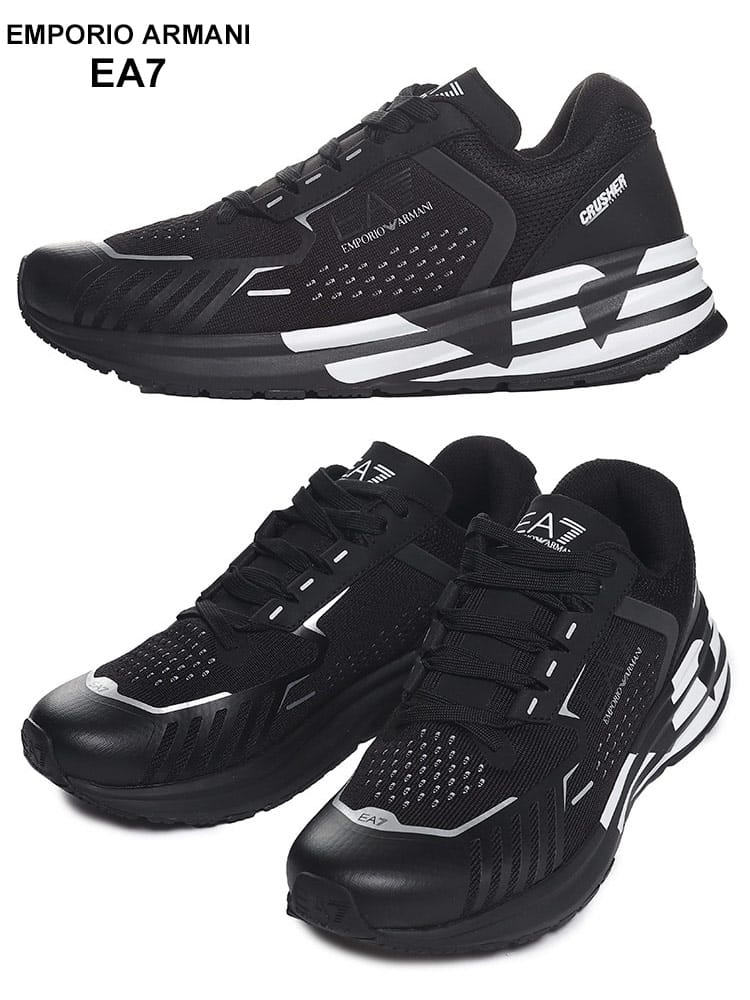 EMPORIO ARMANI EA7 (エンポリオ アルマーニ) メッシュアッパー ローカットスニーカー EA7X8X094XK239 ブランド メンズ 男性 シューズ