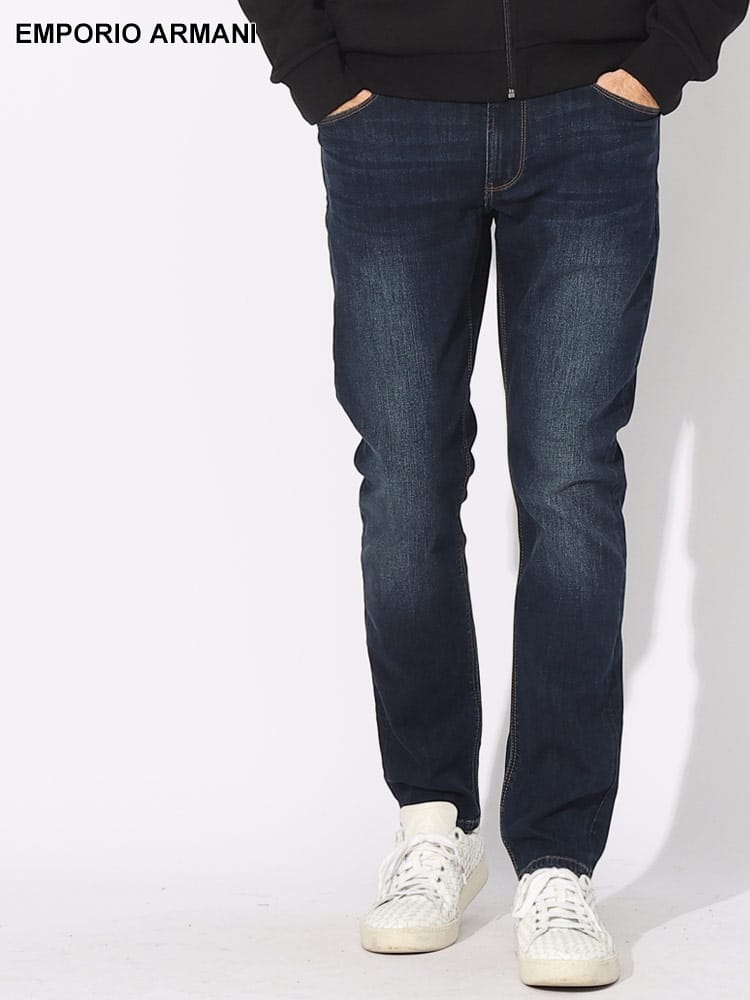 EMPORIO ARMANI (エンポリオアルマーニ) ストレッチ ジップフライ ジーンズ EA6R1J061DRHZ ブランド メンズ 男性 ボトムス