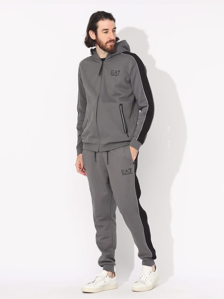 EMPORIO ARMANI EA7 (エンポリオ アルマーニ) 裏起毛 サイドライン 