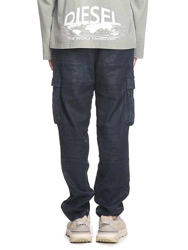 DIESEL (ディーゼル) ウエストコード デニム カーゴパンツ Joggjeans 