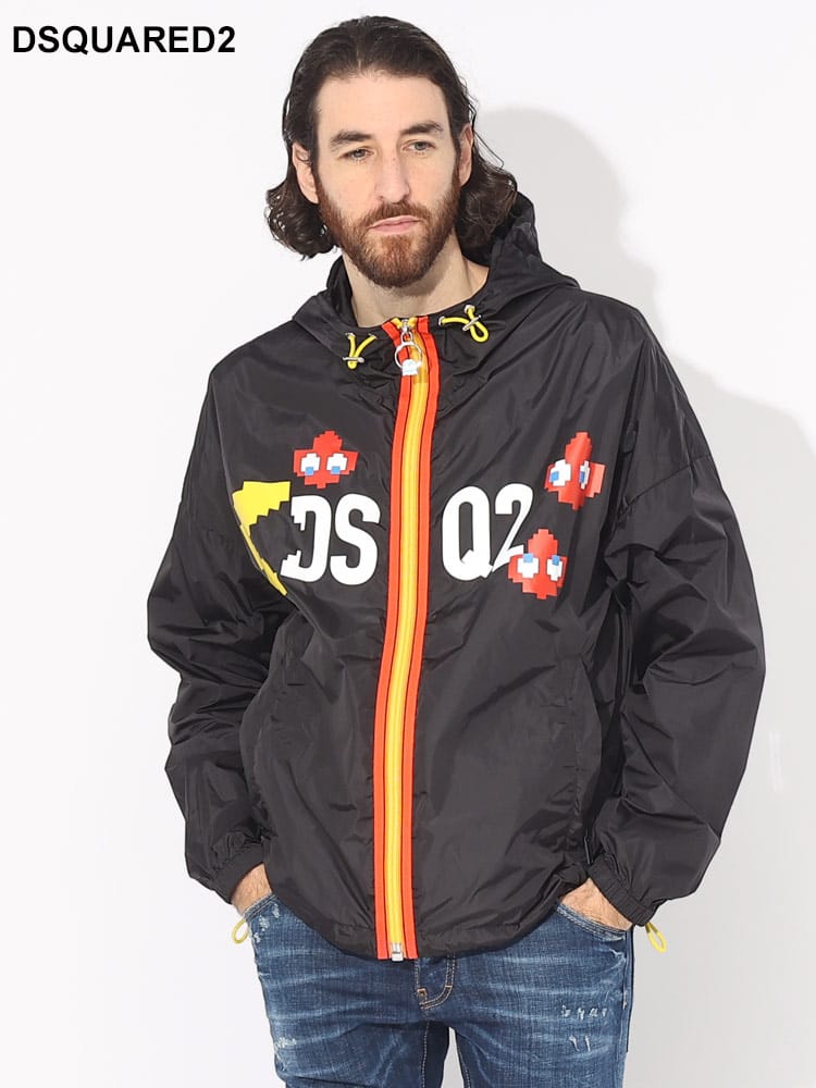 DSQUARED2 (ディースクエアード) パックマン プリント フルジップ 