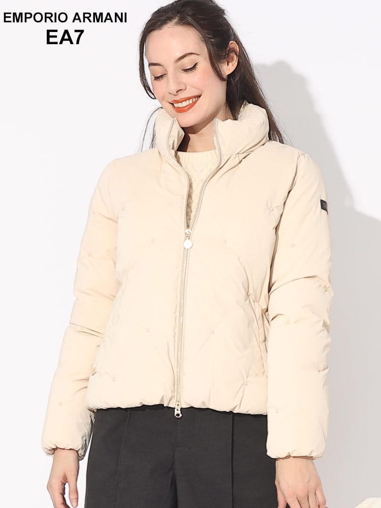 EMPORIO ARMANI EA7 (エンポリオアルマーニ) フード収納 スタッズ 
