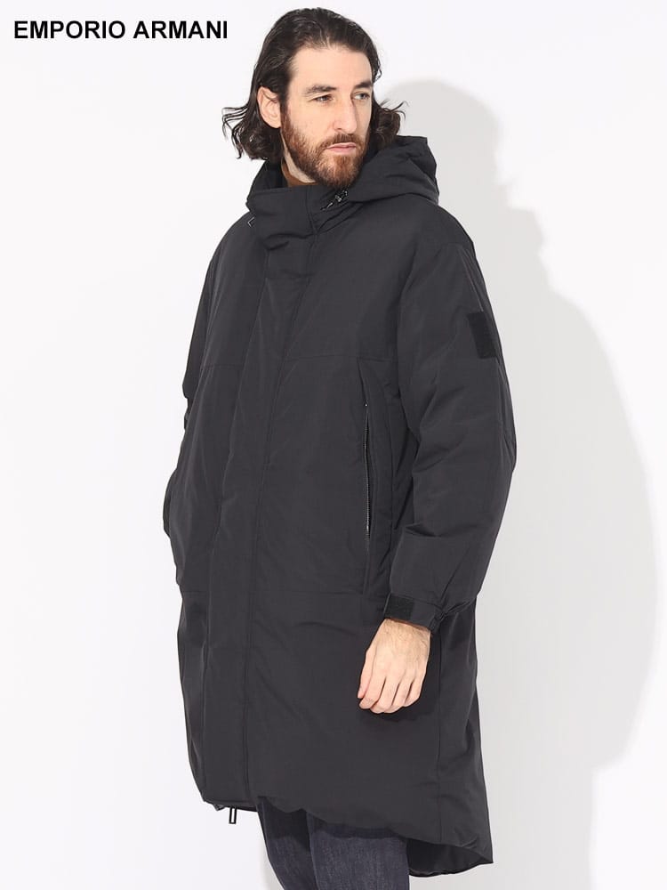 EMPORIO ARMANI (エンポリオ アルマーニ) フード収納 フルジップ 