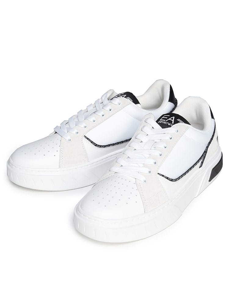EMPORIO ARMANI EA7 (エンポリオ アルマーニ) スエード ナイロン 切替 ローカット スニーカー EA7X8X144XK335 ブランド メンズ 男性 シューズ