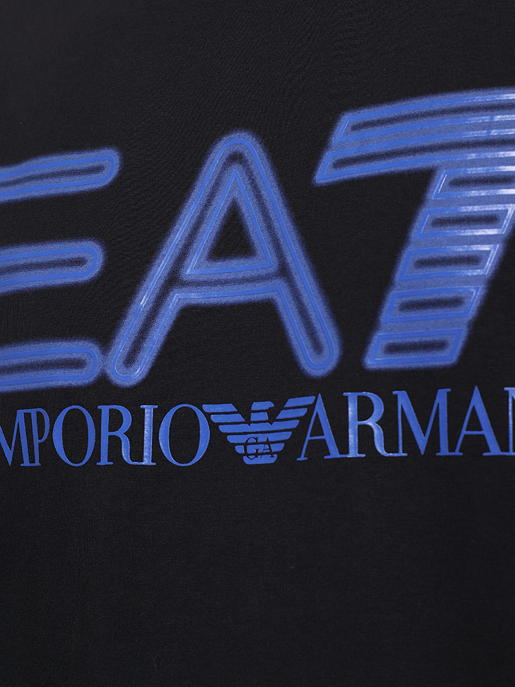 EMPORIO ARMANI EA7 (エンポリオ アルマーニ) ロゴプリント クルーネック 長袖 Tシャツ EA73D【サカゼン公式通販】