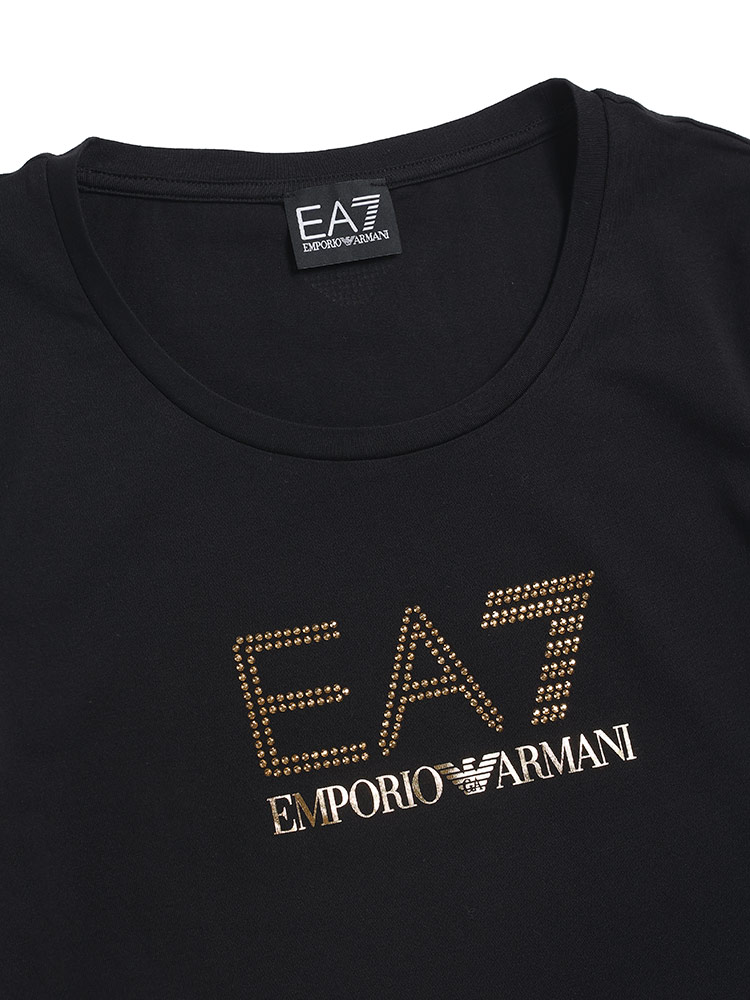 EMPORIO ARMANI EA7 (エンポリオ アルマーニ) ラインストーンロゴ 