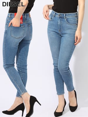 DIESEL (ディーゼル) スリム ストレッチデニムパンツ SLANDY 