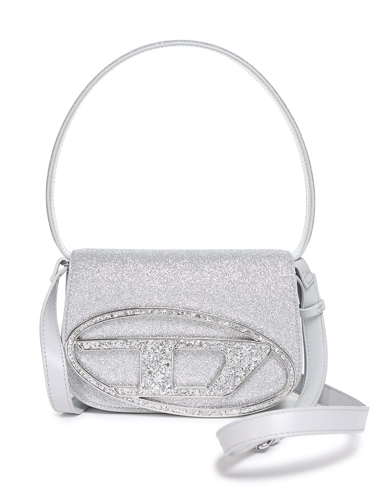 DIESEL (ディーゼル) グリッター ロゴ ハンドバッグ 1DR M DSLX08396P0787 ブランド レディース バッグ 鞄
