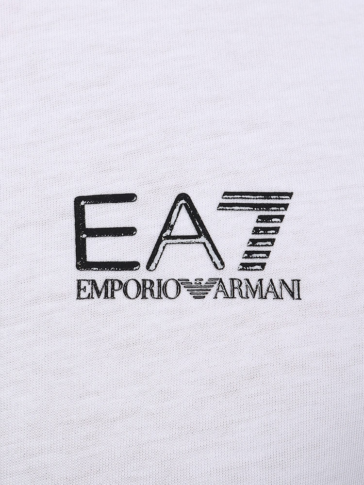 EMPORIO ARMANI EA7 (エンポリオ アルマーニ) ロゴライン 半袖 ...