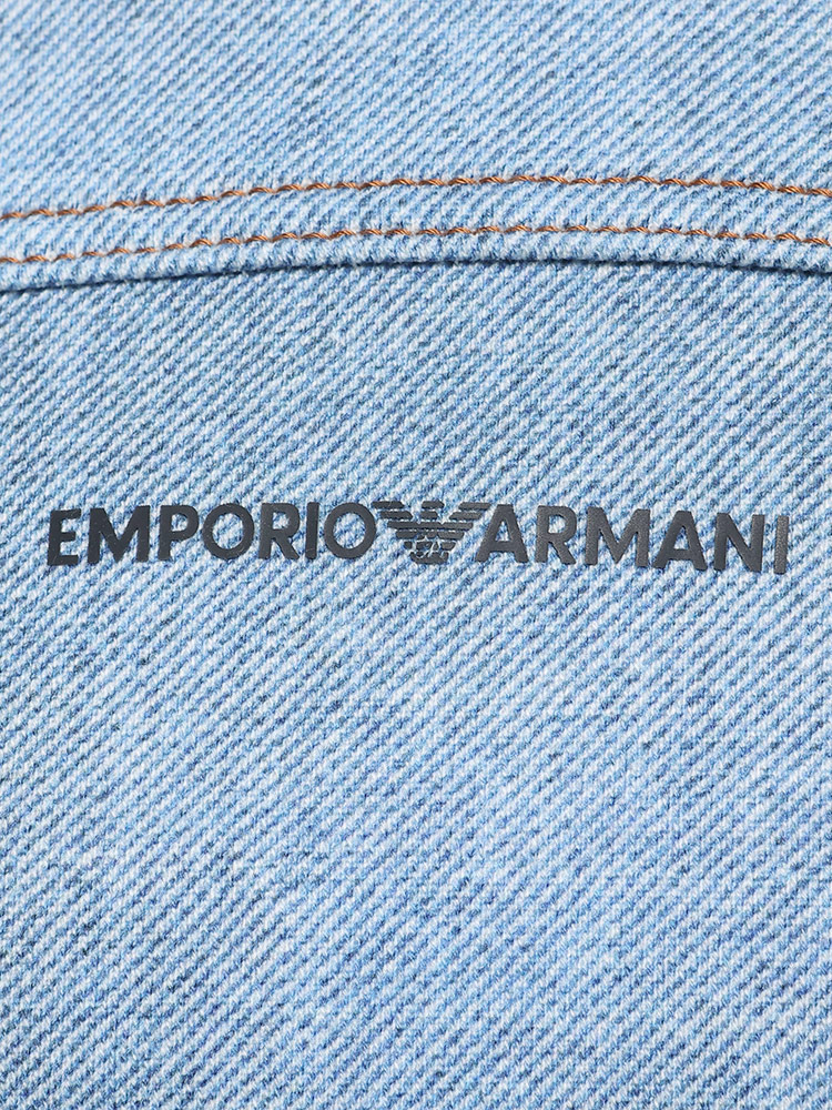 EMPORIO ARMANI (エンポリオアルマーニ) デニムプリント プルオーバー パーカー EA3D1MEG1JWP【サカゼン公式通販】